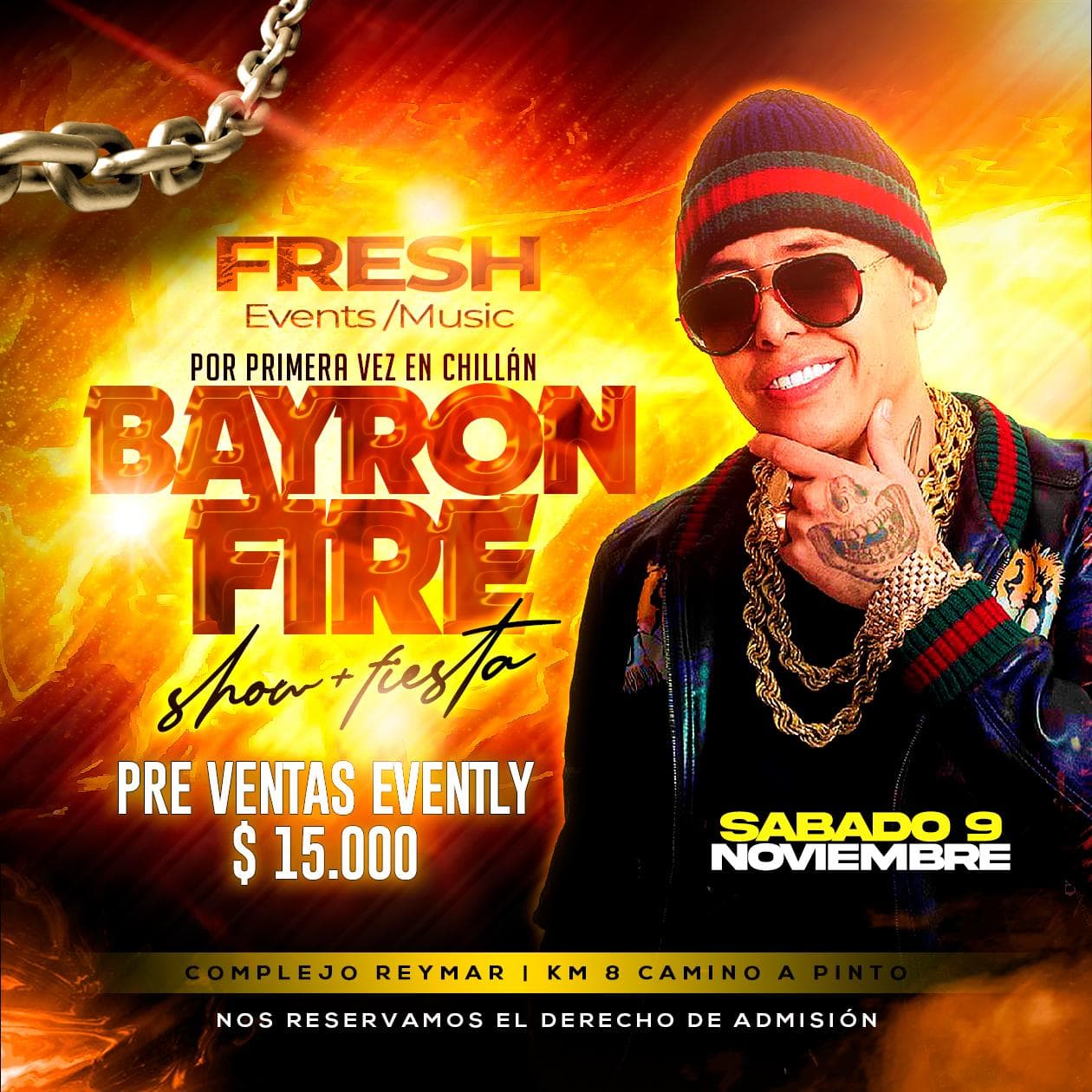 BAYRON FIRE SHOW + FIESTA image}